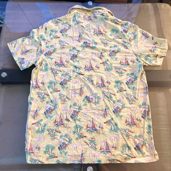 Ralph Lauren Hawaiian Polo Yellow Size Large - Picture 3 of 5